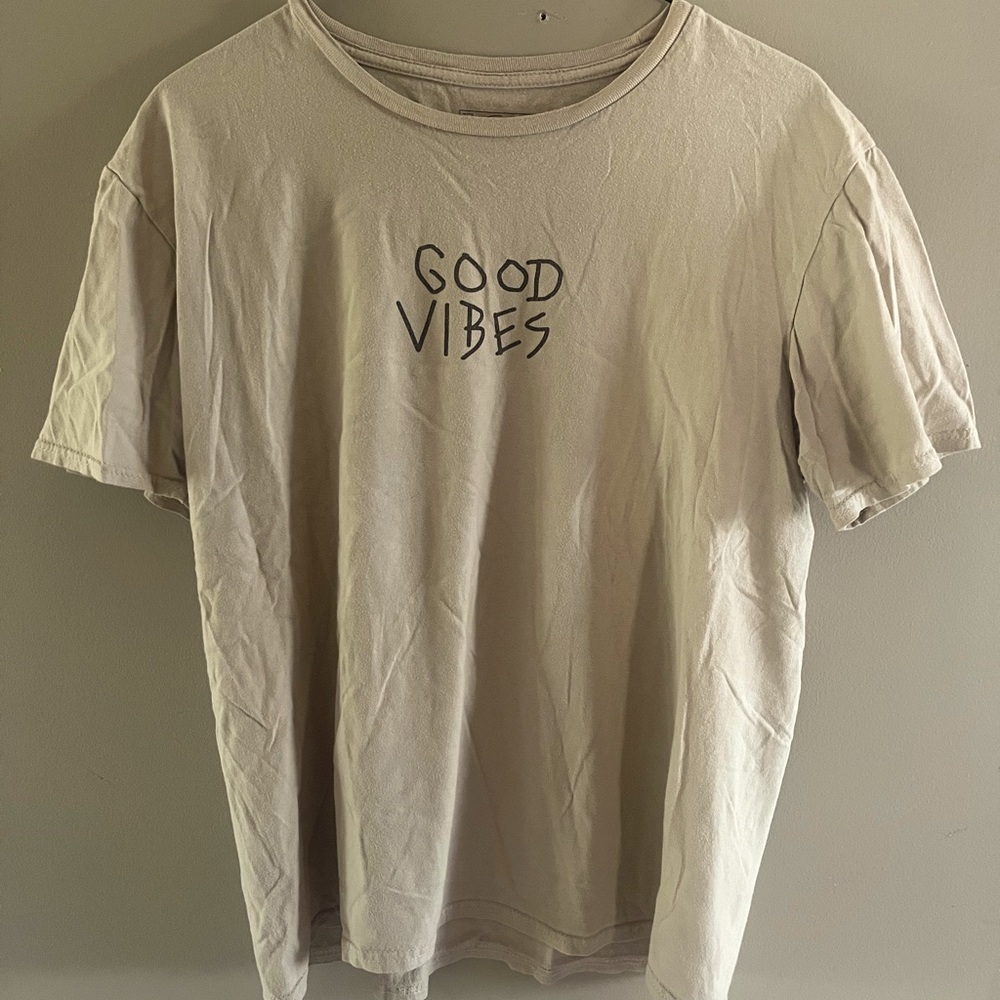 Men’s LCM International Beige Cotton T-Shirt